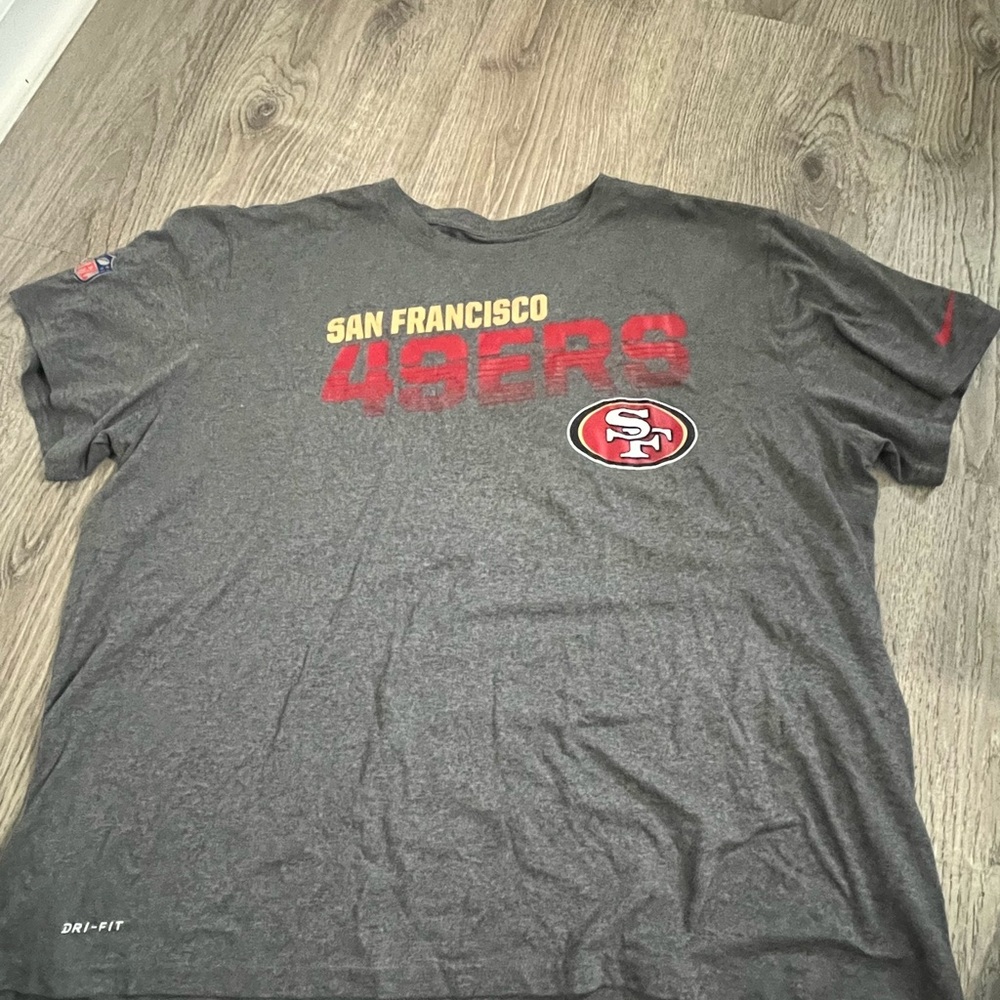 Nike San Francisco 49ers Gray T-Shirt